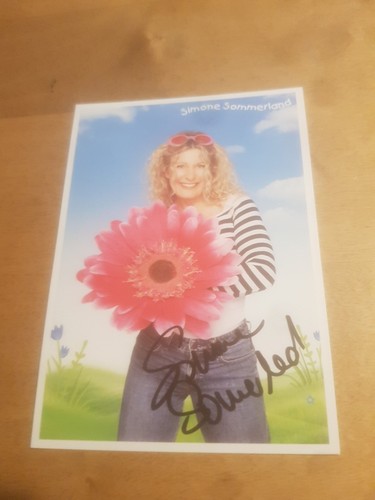 Simone sommerland autogramm - simone,