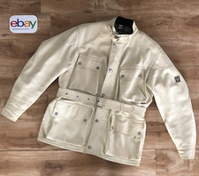 Belstaff PANTHER leather jacket, ivory colored, size XL
