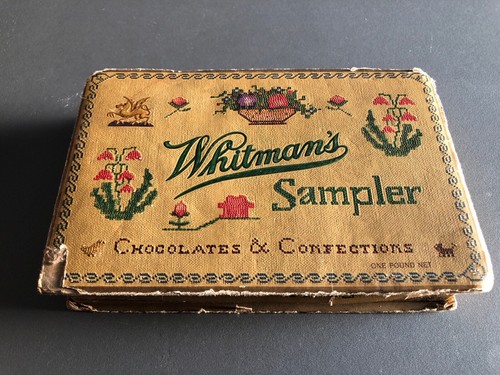 Vintage pralinen pappschachtel - pralinen,