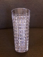 Kristallglasvase klar Schliff