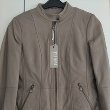 THOM by Thomas Rath Lederjacke Gr.34  Farbe Taupe NEU TOP!!!