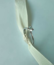 Damen Verlobungsring Weißgold