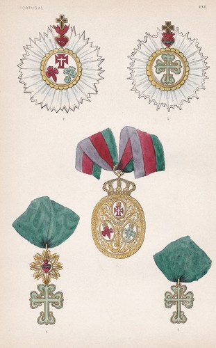 Portugal lvi orden medal - portugal,