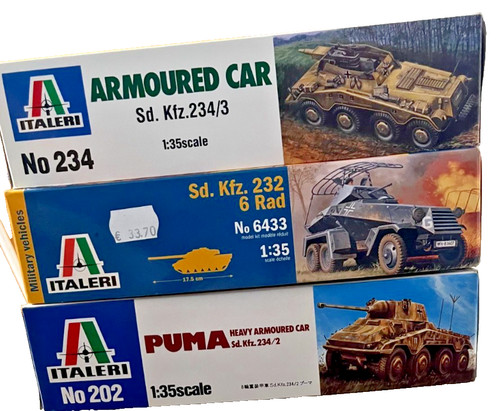 Italeri spähwagen bundle - 1:35,