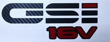 Opel Kadett GSI 2.0 16V • CARBON Schriftzug • Emblem • Aufkleber • DOHC C20XE o5