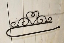 Handtuchhalter / Küchenrollenhalter aus Metall - Wandhalter - Landhausstil Bad