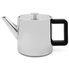 Teekanne 1.1 Liter doppelwandig Glanz Isolierkanne Edelstahl Kanne Teefiltersieb