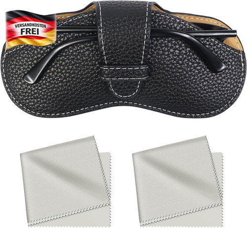 Leder brillenetui - leder,