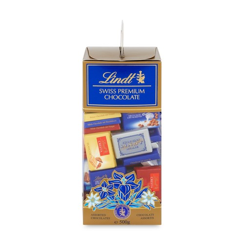 Lindt schokoladen naps tower - schokoladen-naps,