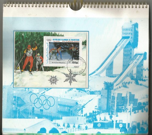 Kalender mit briefmarken - kalender,