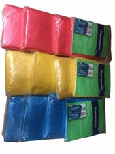 12- er SET Regenponcho Einweg Regencape Festivalponcho Notfallponcho Regenschutz
