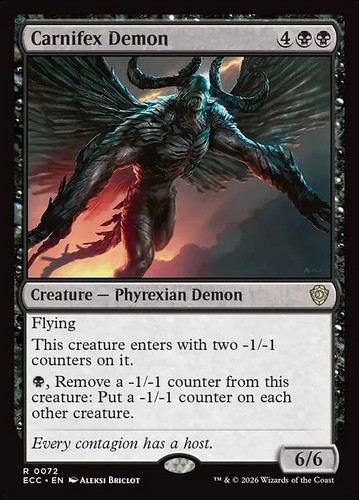 Mtg carnifex demon - 2x,
