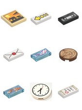 Lego Printed Tiles Selection