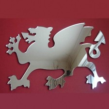 Walisischer Drachen Acrylspiegel (Mehrere Größen Verfügbar)