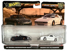 Hot Wheels Mazda Miata RX7 Pandem 2 Pack Premium 1:64 Modellauto Car Culture Mix