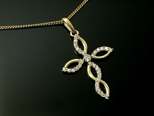 585 goldkette mit kleinem - mit,