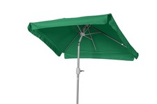 Sonnenschirm Rechteckig Balkon 120x190 cm Balkonschirm Gartenschirm Alu grün