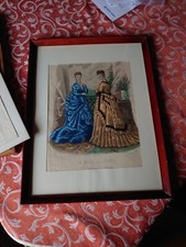 Handcolorierte Lithographie "