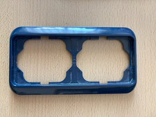 Busch Jaeger Rahmen 2fach waagrecht Alpha Nea Hansablau glanz gebraucht