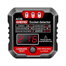 Steckdosenprüfer  Elektrisches Elektroskop-Messgerät Digitales