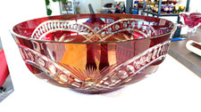 Große Kristall Schale -