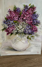 Ölgemälde "Flieder"