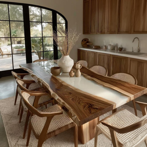 Live edge walnut river - walnut,