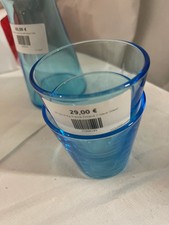 Littala Kaj Franck Finland  2 blaue Gläser