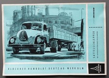 Prospekt Magirus Deutz Merkur 1956