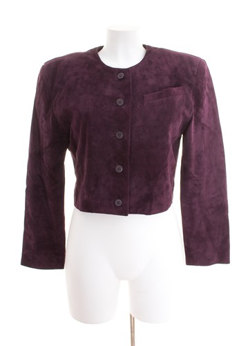 Marccain jacke leder violett - marccain,