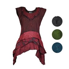 Damen Ärmelloser Zipfeltop