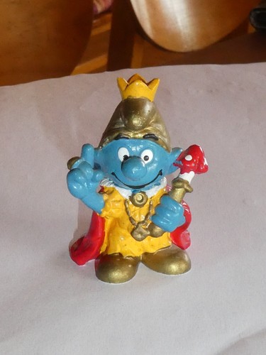Schlumpffigur könig - schlumpffigur,,