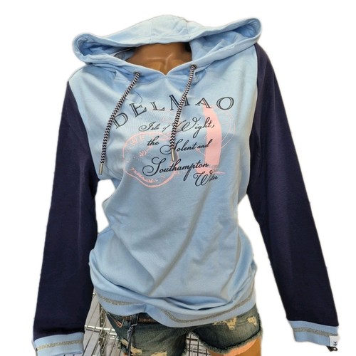 Delmao pullover damen hoodie - pullover,