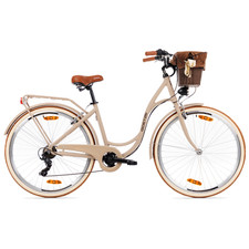 Goetze City Bike Mood 28 Zoll ALU 7 Gang Shimano, V-Brake Damenfahrrad mit Korb!