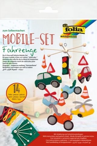 Bastelset mobile set fahrzeuge - bastelset,