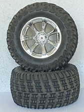 •Zwei Räder Reifen Thunder-Tiger-MTA4 auf Chrome Felge/23mm-6-Kant-Radmitnehmer•