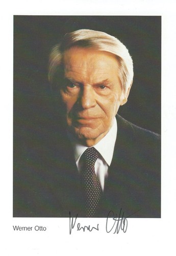 Autogramm werner otto - autogramm,