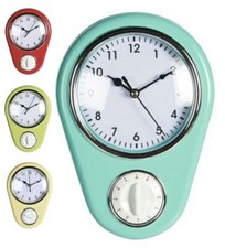 50er Jahre Retro Wanduhr