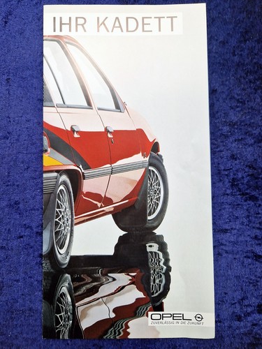 Opel kadett prospekt 1985 - e,
