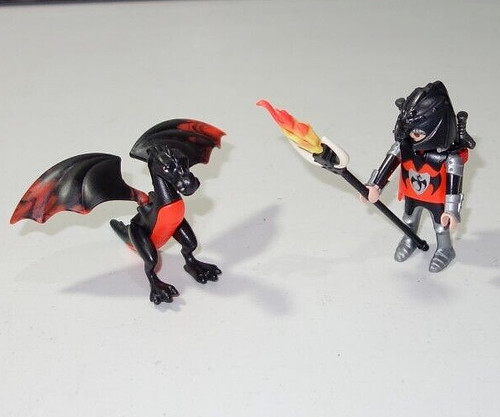 Schwarz roter drachen ritter - drachen,