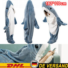 Blanket Cartoon Shark Schlafsack Schlafanzug Office Nickerchen Shark Decke 182CM