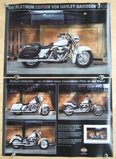 Werbeposter Harley® 2006 "Platinum Edition", 84x59cm, FLHRS, FLHX, FLSTF, FXST