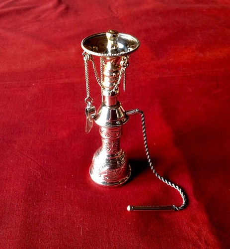 Antike silber miniatur shisha - antike,