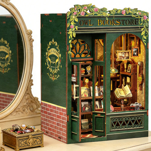 Book nook kit holzpuzzles - book,