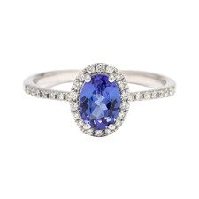 14k Weiss Gold Halo