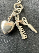 Thomas Sabo Collier Silber 925er mit drei Anhängern 