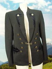 ALPHORN neuwertig mit Samt Besatz Trachten Sakko Loden Janker Jacke HL298 Gr.48