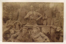 WK1 Schlüssel von Calais + 50 l Weinfass - Original Foto Postkarte 136 x 87 mm