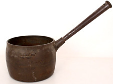 A Kenrick & Sons 6 Pints Gusseisen Topf Kasserolle Stiel Larp Outdoor Küche 3,4l