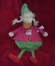 Sigikid Wärmekissen Kirschkernkissen Mädchen Wichtel Zwerg Zöpfli rot rosa grün 